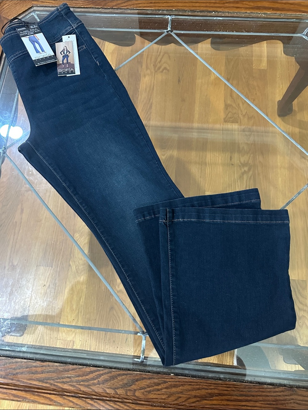 Ladies Sofia Jeans, (Melissa) HIgh Rise Flare. - Picture 5 of 6
